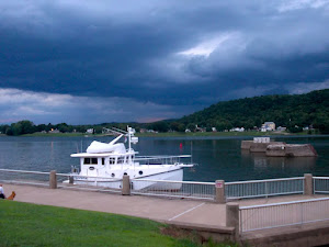 Ominous sky at Mayville. Not much rain but an hour of lightning!