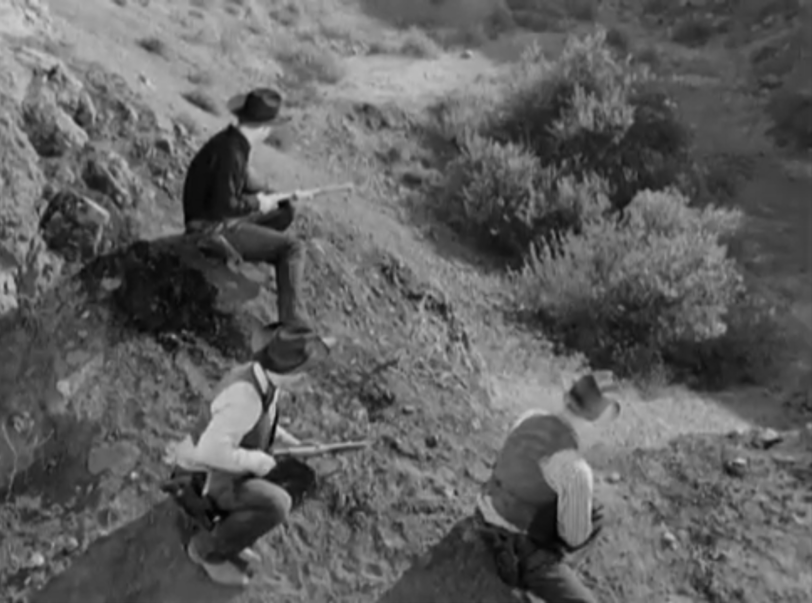 Glenn Strange and his "Strange Rock" Sam the Bartender on "Gunsmoke