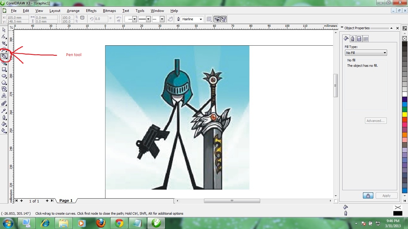 All New Sharing Cara Crop Gambar Menggunakan Coreldraw X3