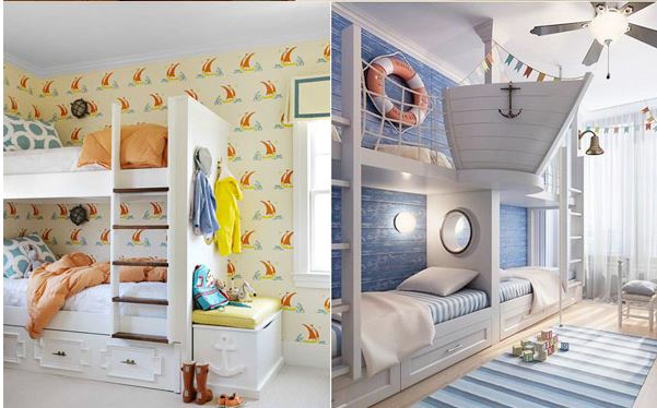 Nautical by Nature blog: Nautical Children's Bedrooms