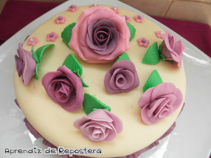 pasta de goma decoración de pasteles 5 Flores De Azúcar capullos de rosa de la mitad de limón pasta de azúcar