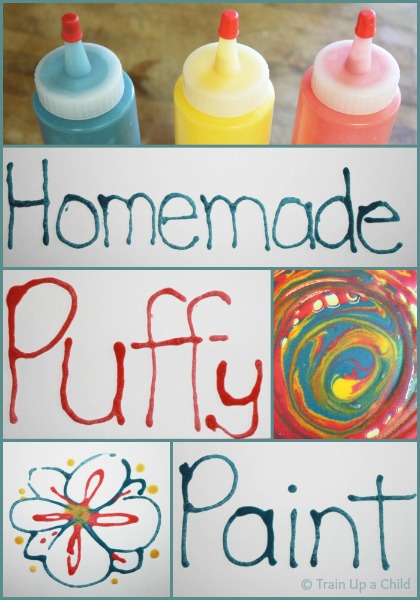 homemade puffy paint with 3 simple ingredients learn play imagine