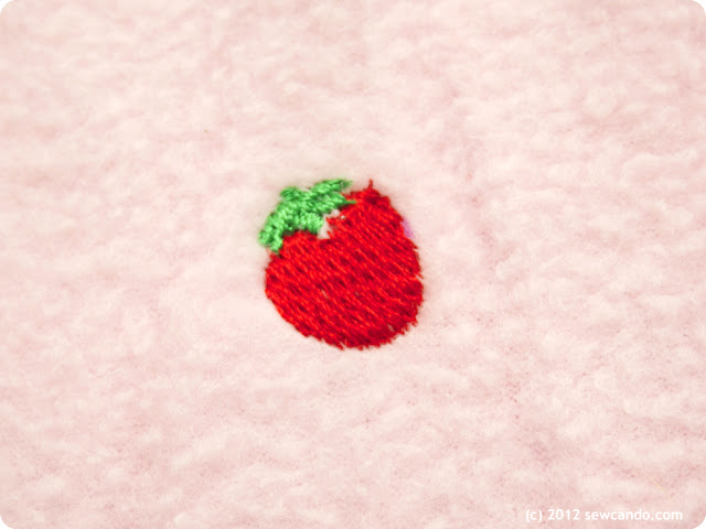 Strawberry Hand Embroidery Design Strawberry Hand Embroidery Design