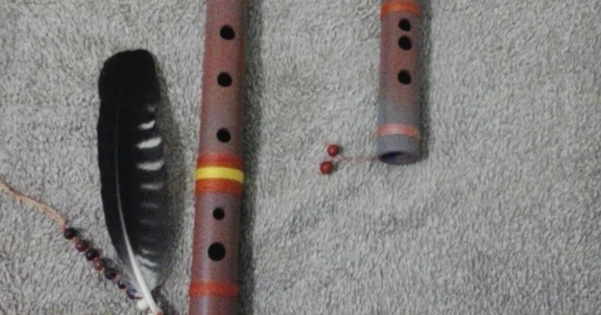 Flauta Transversal De Bambu Indígena 2 Flautas Flautas Artesanais