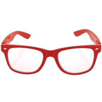 Red Nerd Glasses Red Nerdy Glasses Red Geek Glasses ...