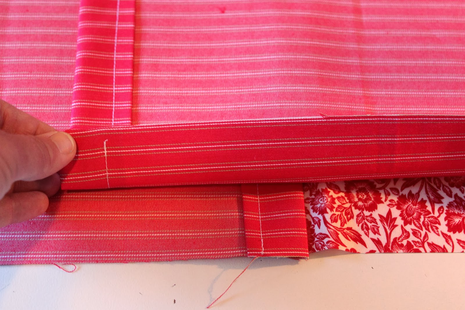 Happy At Home Quick and Easy Pillow Slipcover Tutorial