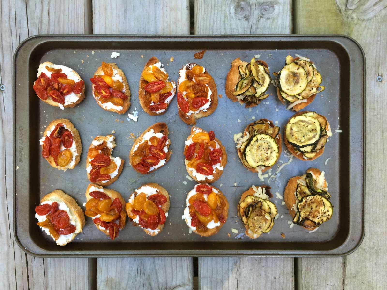 Green & Plenty Summer Appetizers Roasted Tomato and Zucchini with