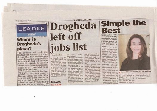 LaNu MediSpa were featured in the Drogheda Leader newspaper