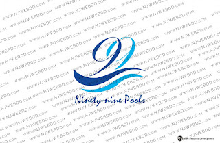 ออกแบบโลโก้สวยๆ Ninety-nine Pools