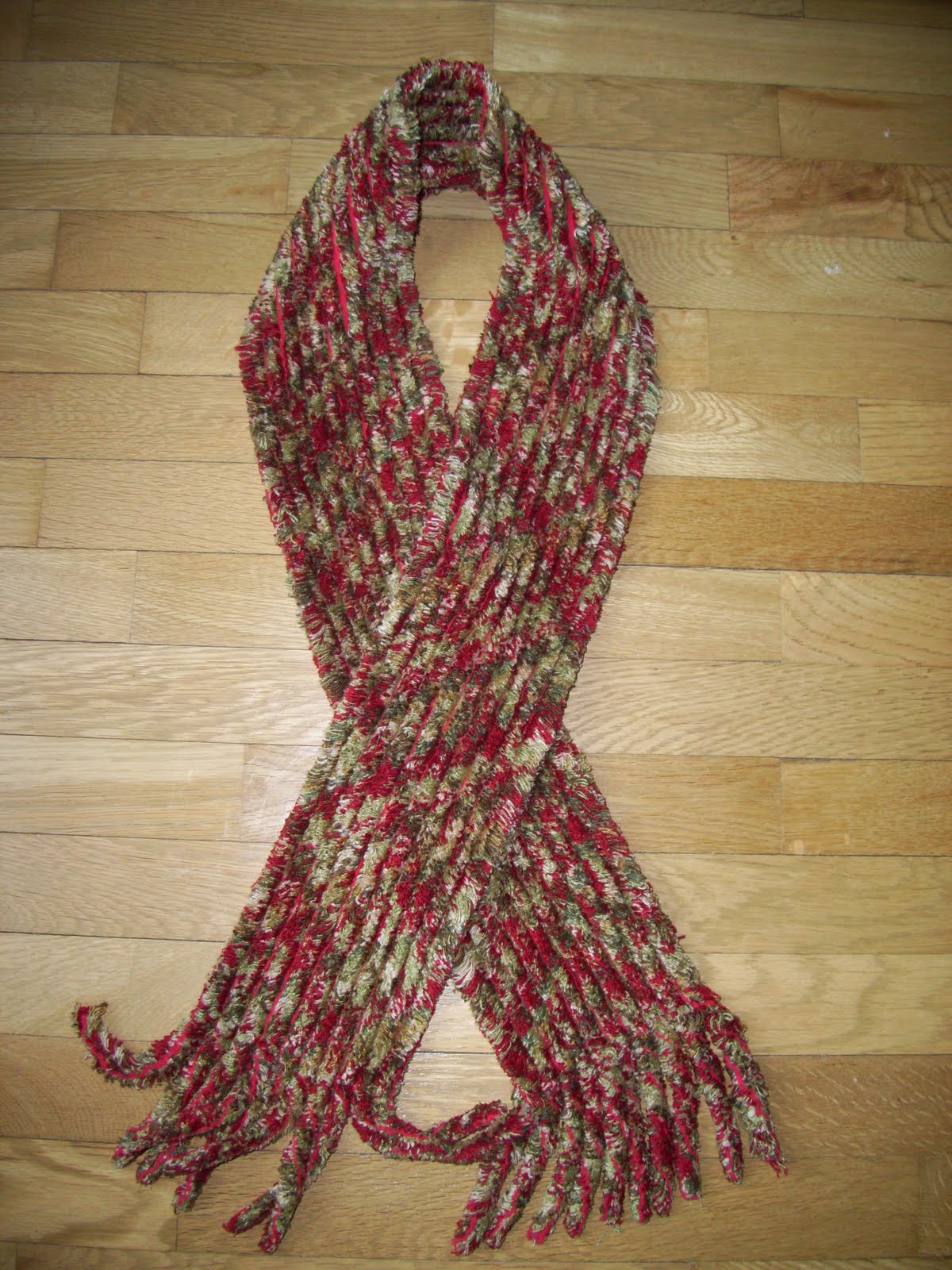 Cutting Cloth More Chenille Scarves