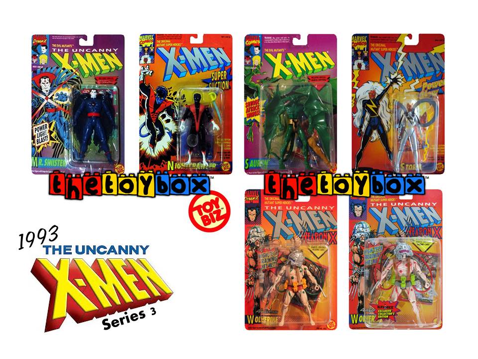 X-Men Uncanny Phoenix Saga Battle Brigade Light Up X-Force Action figures Sealed 