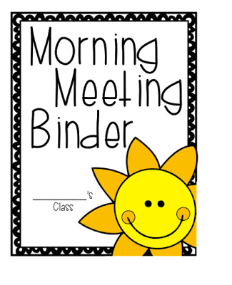 Keepin' Up With Kinder: Morning Meeting: The Easy Way