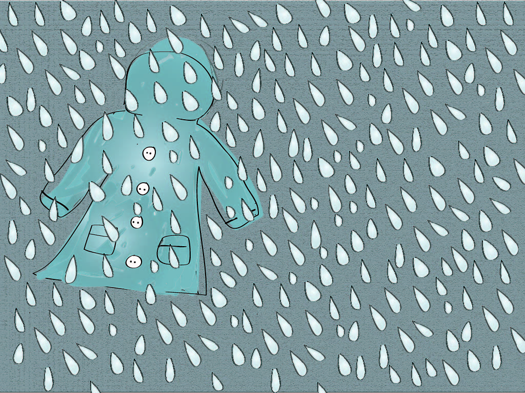 famous blue raincoat