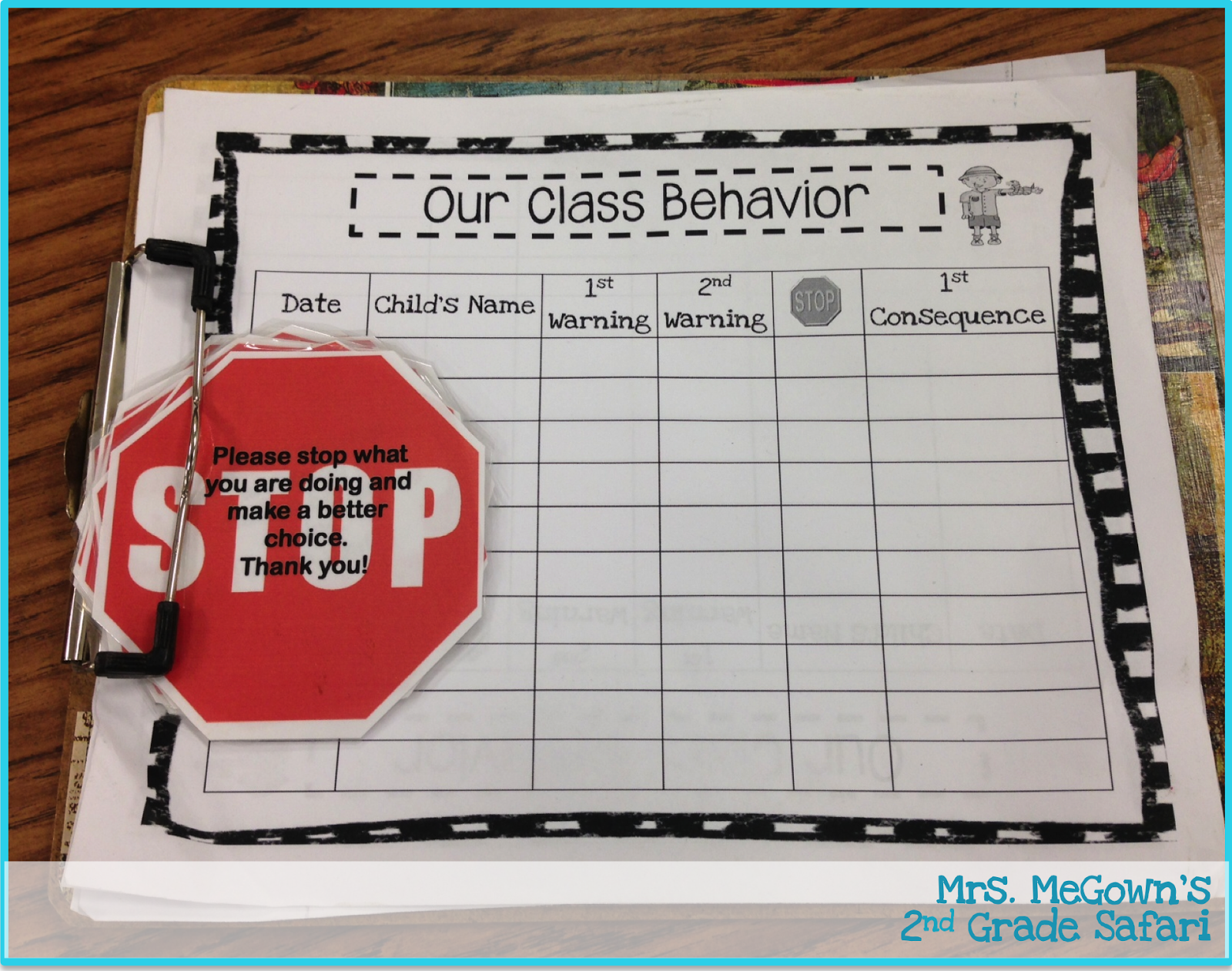 Clipboard Behavior Chart