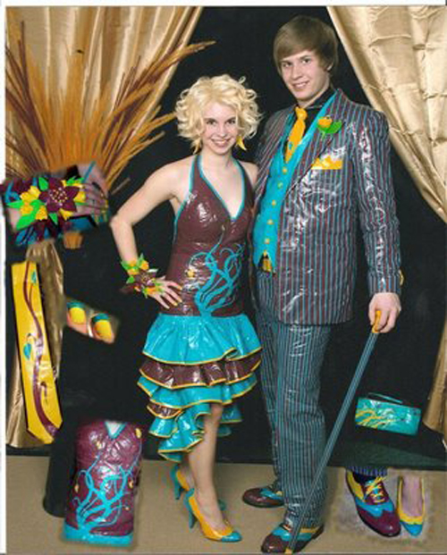 25 Fantastic Duct Tape Prom Couples MyClipta