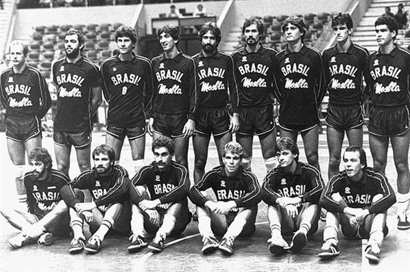 Cinza e Gelo Seleção de vôlei masculino 1983