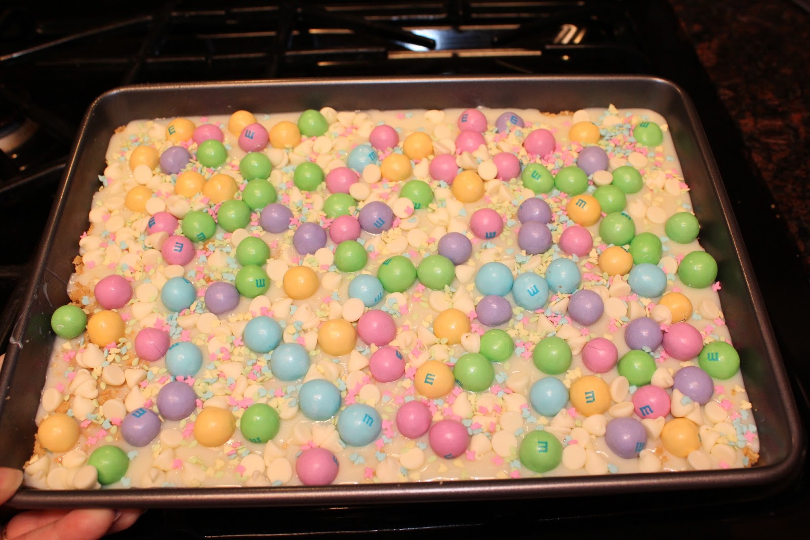 Michelle's Tasty Creations: M&M Sugar Cookie Holiday Bars
