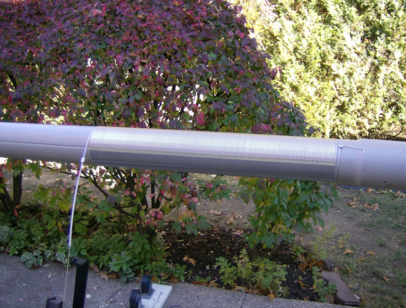 Coil Winding on Cantex 4 Inch PVC Electrical Conduit A new vertical