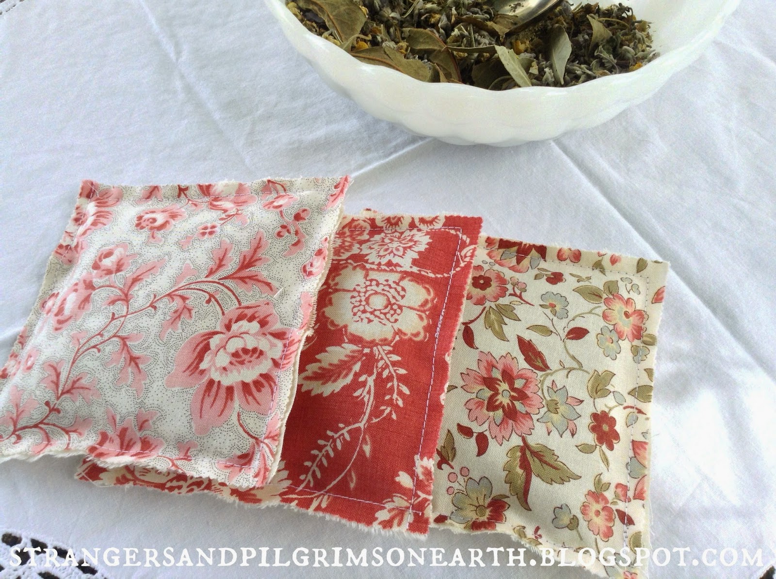 Strangers & Pilgrims on Earth How to Make MothRepellent Sachets {DIY