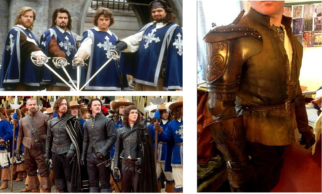 28 King Louis XIII with the Captain of the Musketeers  The three  musketeers, Best costume design, Musketeers