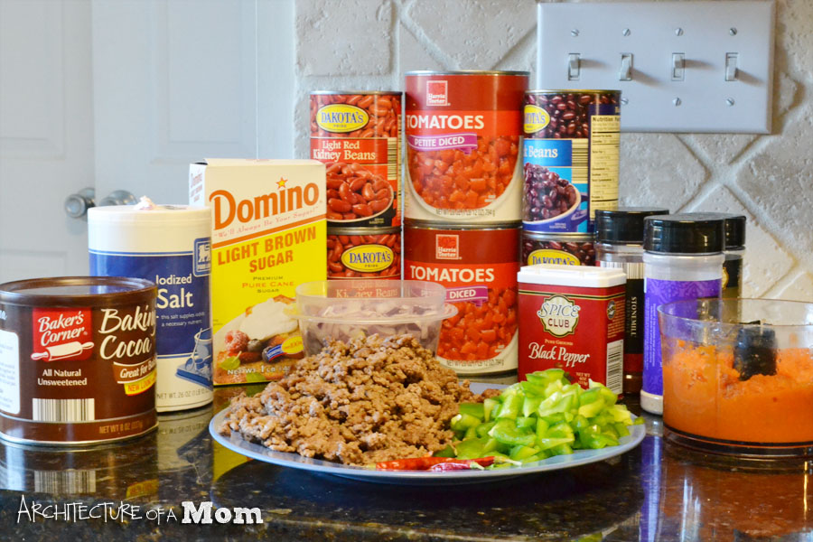 Architecture of a Mom Crockpot Chili with Cocoa