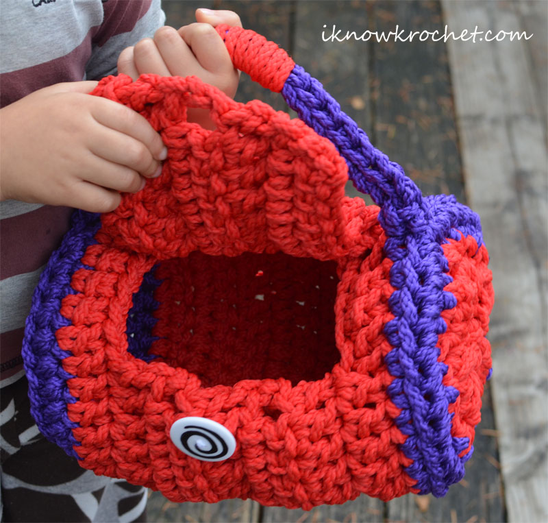 Wonder Red Basket Crochet Pattern I Know Krochet