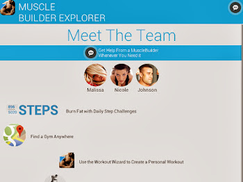 Muscle Builder is an app by Bodybuilders to help you build muscles