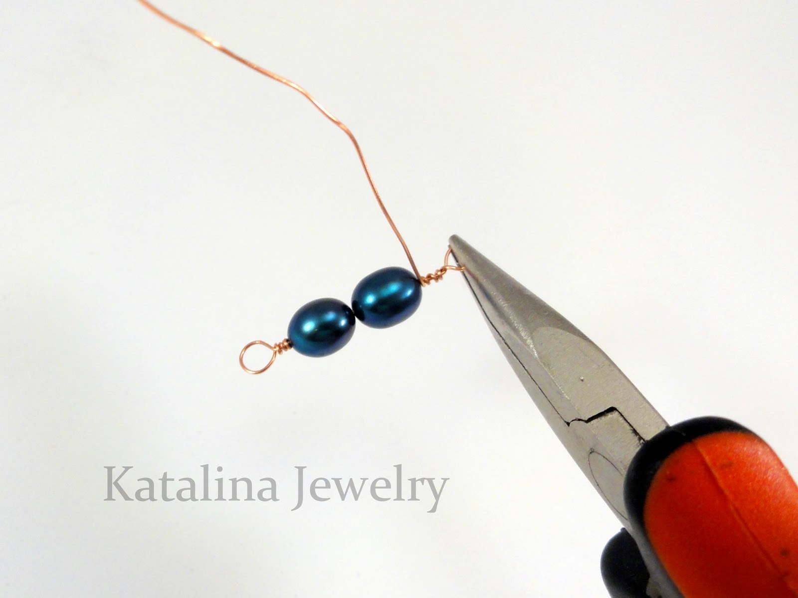 Katalina Jewelry Links Beaded and Crazy Tutorial Basic Wire Working Technique Series