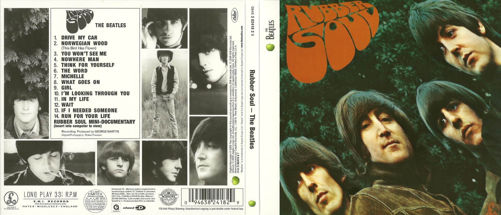 Beatles Forever! The Beatles Rubber Soul, CD 2009 Remaster Made in
