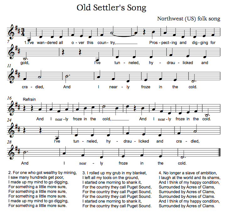 Folk Songs in 3/4 Time Exclusive Music