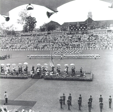 Bendera Malaysia buat pertama kali di naikkan pada 31 Ogos 1957