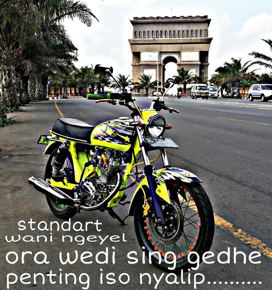 Foto Modifikasi Honda CB Airbrush Keren Nganjuk Punya