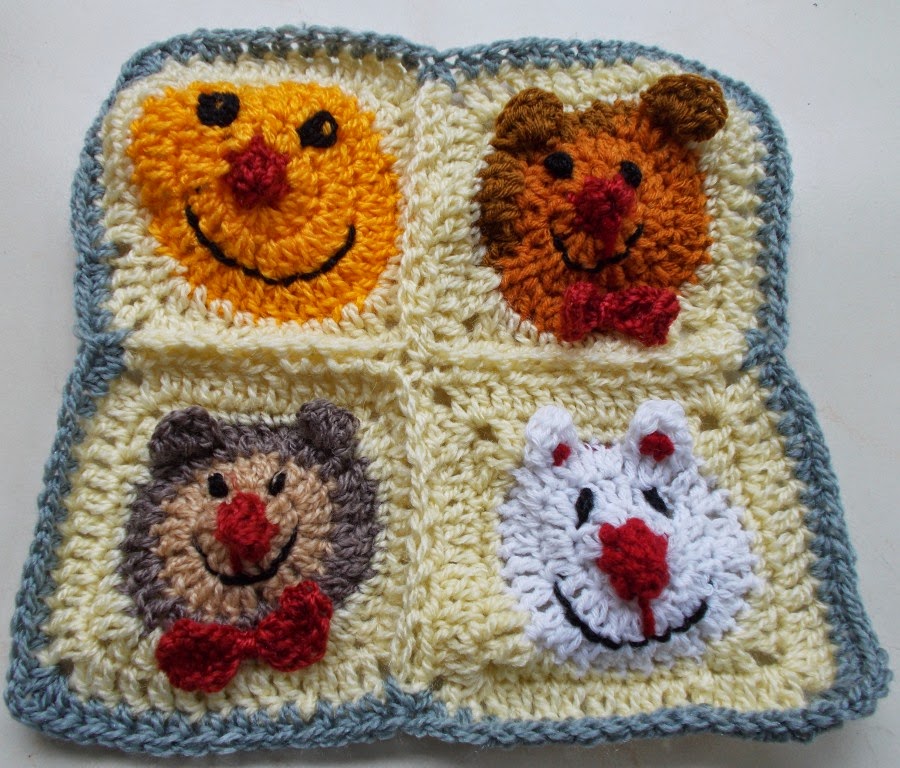 Sweet Nothings Crochet REALLY CUTE ANIMAL GRANNY SQUARES