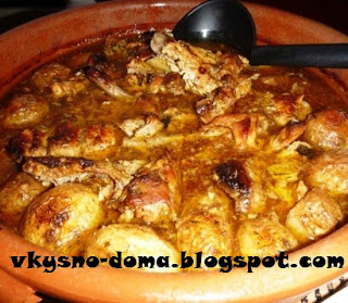 Кролик в соусе Сальморехо. Канарская кухня.