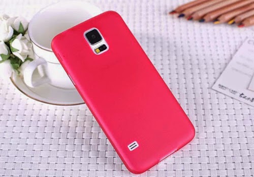 401001 เคส S5 บางเฉียบ 0.2 มิล สีแดง
