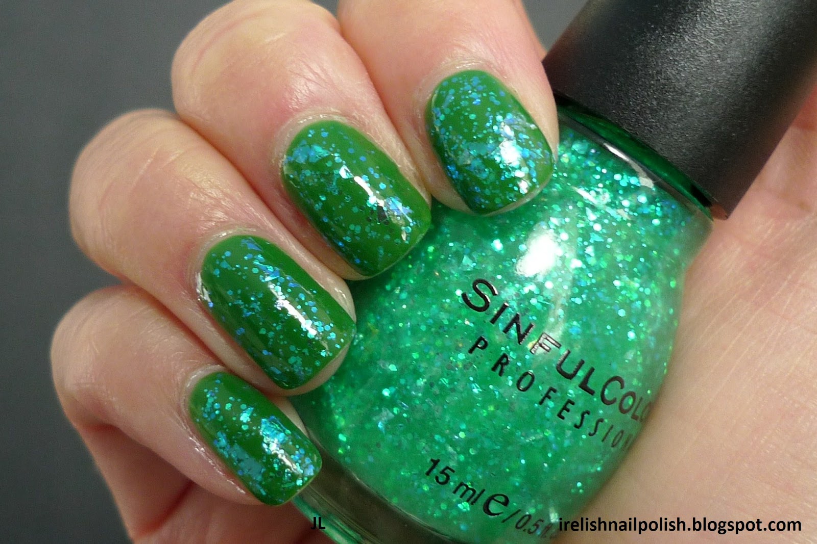 9. "Minted Emerald" nail polish by Sinful Colors - wide 8