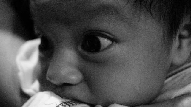 Gambar si bayi gebu karya Adik Kesayangan