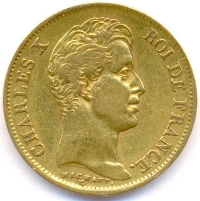 French 40 Francs gold coin