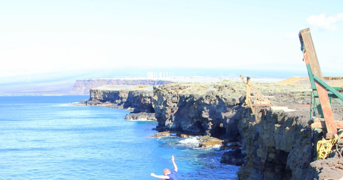 The Roamin' eskos Chuck and Holly Romenesko Cliff Diving on the Big