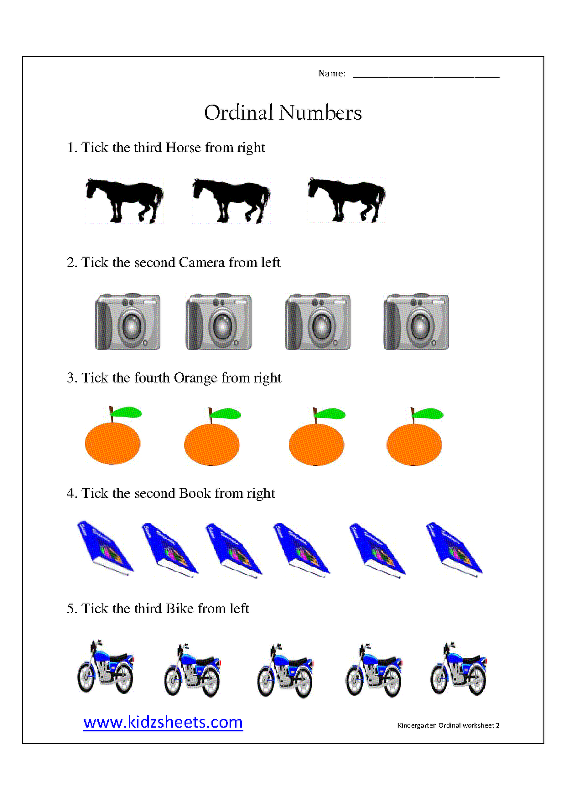 worksheet Ordinal Numbers Printable Worksheets kidz worksheets kindergarten ordinal numbers worksheet2 numbers