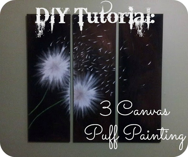 2MESSY DIY Large 3 Canvas Puff Artwork