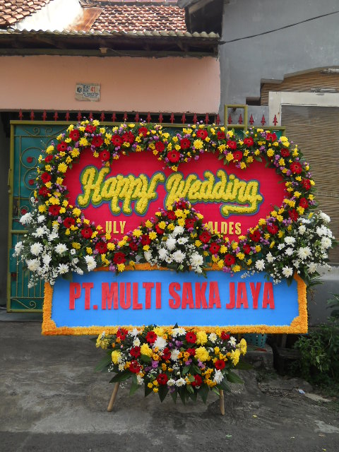 Bunga Papan Pernikahan