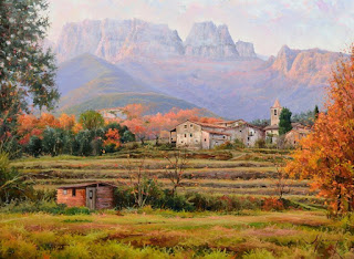 Paisajes de España Pintura Realismo Natural