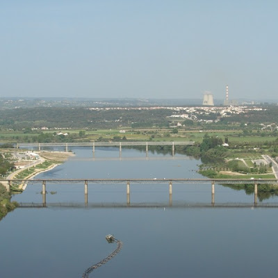 Barragem em Abrantes - Vista aérea Barragem em Abrantes - Vista aérea