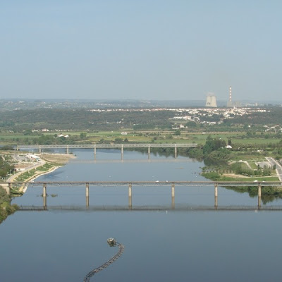 Barragem em Abrantes - Vista aérea