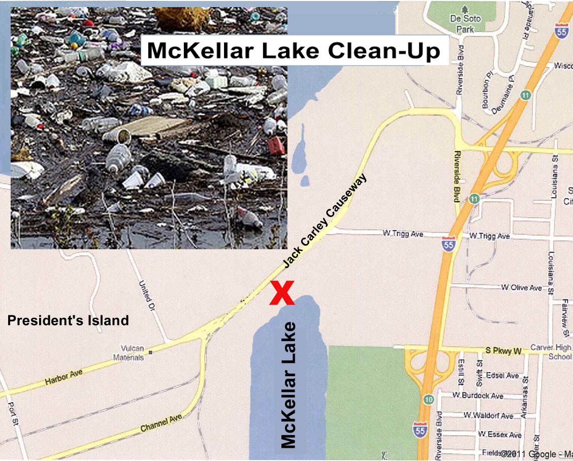 Friends for Our Riverfront (FfOR) Help Tackle Trash McKellar Lake