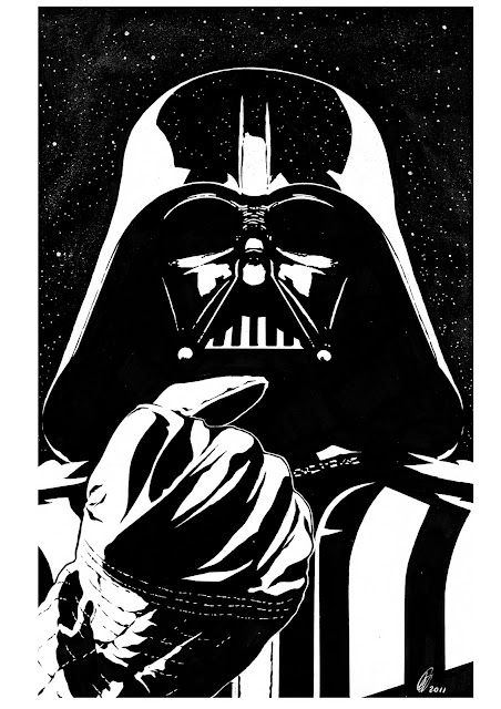 Sorteo: Ilustración de Darth Vader de Álex Cal 1