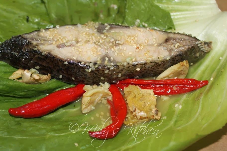 Mely's kitchen Fish Paksiw with Sesame Seeds