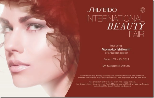 You're invited to Shiseido International Beauty Fair 2014!