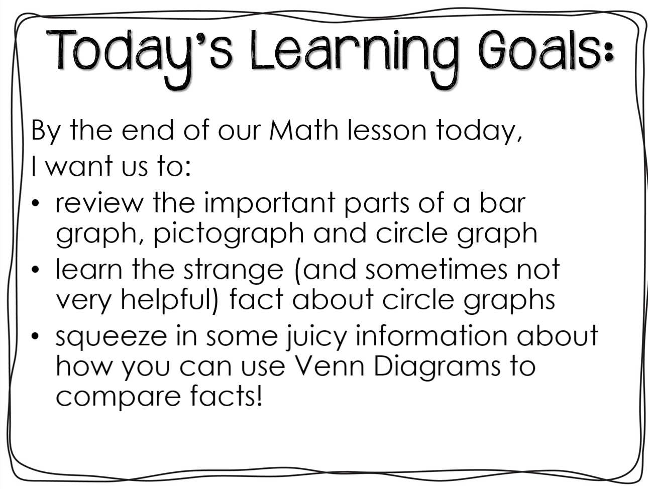 Me And My Threes Today's Learning Goals in Math